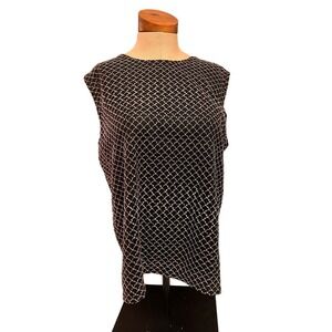 Noreen Phillips Couturiere International Size‎ L(?) Womens Black White Pattern